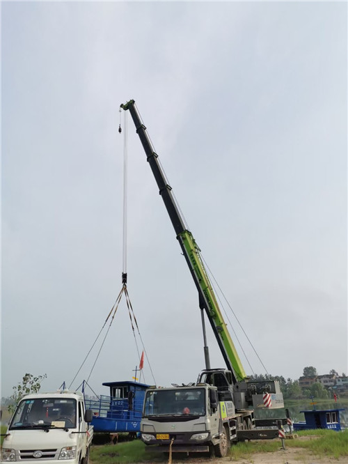 宁国市桥梁建设吊装案例